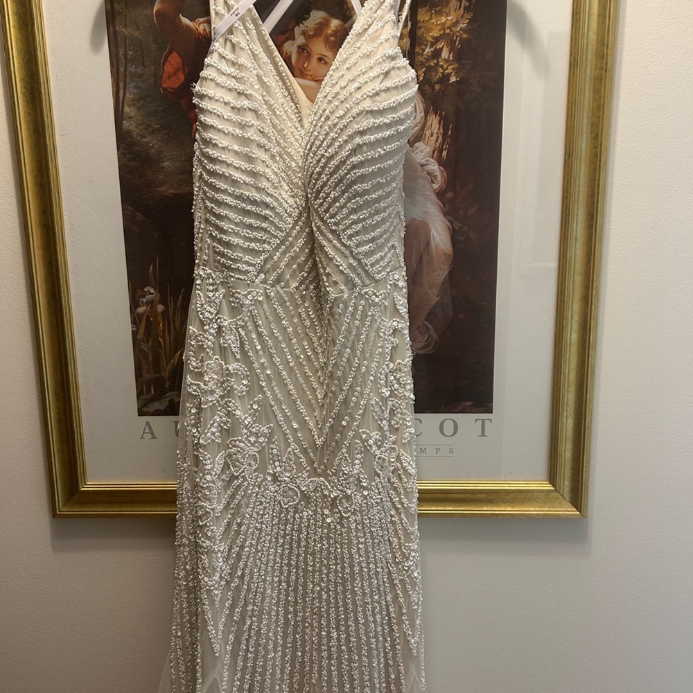 Ivory Beaded Wedding Dress